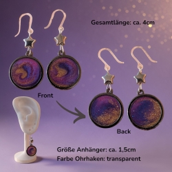 Kreative Ohrringer Resinanhänger