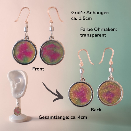 Kreative Ohrringer Resinanhänger