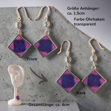 Kreative Ohrringer Resinanhänger