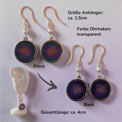 Kreative Ohrringer Resinanhänger