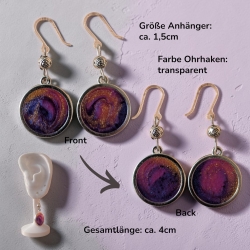Kreative Ohrringer Resinanhänger