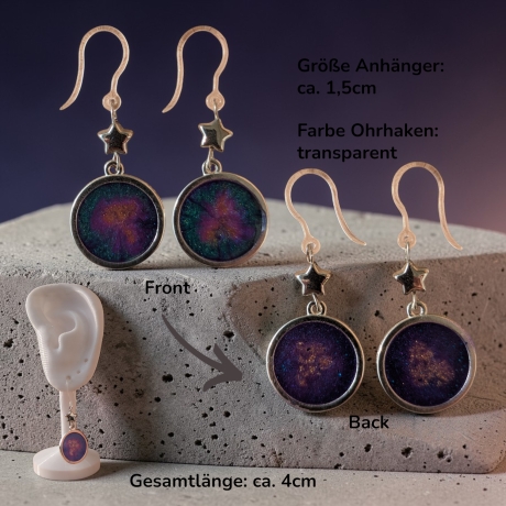 Kreative Ohrringer Resinanhänger