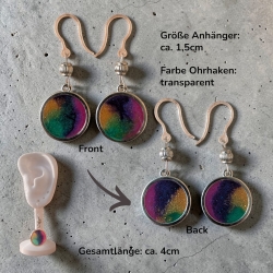 Kreative Ohrringer Resinanhänger