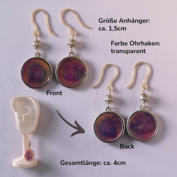 Kreative Ohrringer Resinanhänger