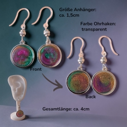 Kreative Ohrringer Resinanhänger
