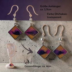 Kreative Ohrringer Resinanhänger