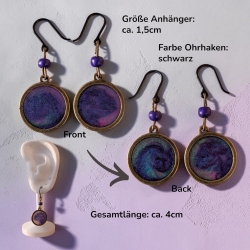 Kreative Ohrringer Resinanhänger