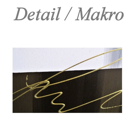 MK1 Art Bild Leinwand Abstrakt Kunst Malerei Acrylbild braun