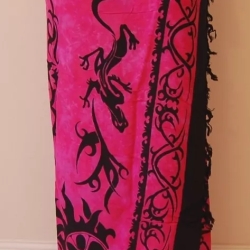 Wickelrock ohne Bänder mit Sarongschnalle, 112x170 cm, neu