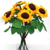 Häkelanleitung Sonnenblumen ganzer Blumenstrauß oder Einzelblumen