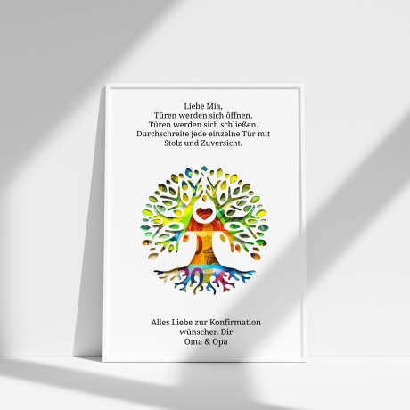 Personalisiertes Konfirmations Geschenk für Jungen und Mädchen