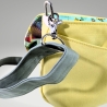 kleine Umhängetasche Damen-Sommertasche-Blumenmuster-Clutch-gelb