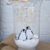 Ferberline Stickdatei Pingu im Schnee ab  10x10