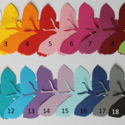 20 Schmetterlinge aus Papier