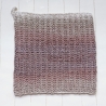 Kleines Spültuch mit Farbverlauf ca 17x17 cm handgestrickt