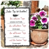 Holzschild-Shabby Jeder Tag ist kostbar