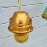 Meisenknödelhalter Teddy 7 cm in gold-rosa