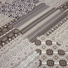 Stoff Viskose Jersey Streifen Bodüren braun beige taupé wollweiß