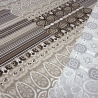 Stoff Viskose Jersey Streifen Bodüren braun beige taupé wollweiß