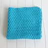 Spültuch Blau Türkis 26x26 bis 30x30 cm handgestrickt Baumwolle