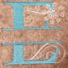 Ferberline Stickdatei Eis Alphabet E in 4 Größen ab 10x10