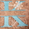 Ferberline Stickdatei Eis Alphabet K in 4 Größen ab 10x10