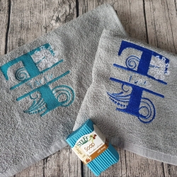 Ferberline Stickdatei Eis Alphabet T in 4 Größen ab 10x10