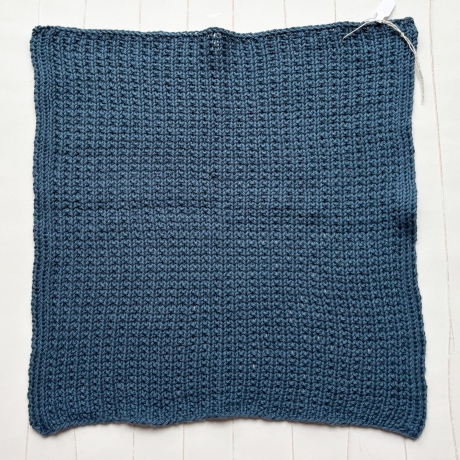 Spültuch Grün 25x25 bis 32x32 cm handgestrickt Baumwolle