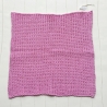 Buntes Spültuch Rosa Pink ca 28x28 cm handgestrickt Baumwolle