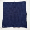 Spültuch Blau Türkis 26x26 bis 30x30 cm handgestrickt Baumwolle