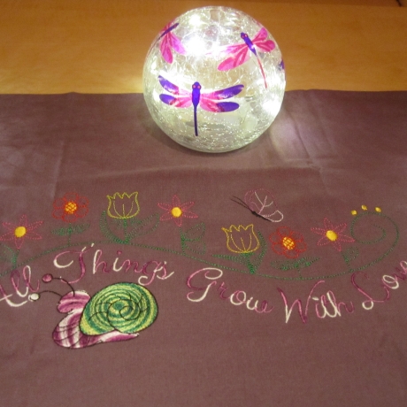 Frühling 294x126 mm   -  Stickdatei bei Michis Textilatelier