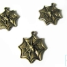 5x Helloween / Halloween Anhänger Spinnennetz Spinne