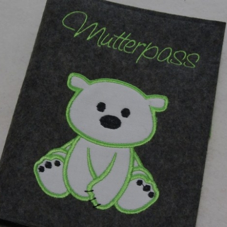 Mutterpass-Hülle aus 100% Wollfilz, Farben wählbar