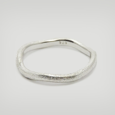 Handgemachter Ring Minimalistic, 925er Silber