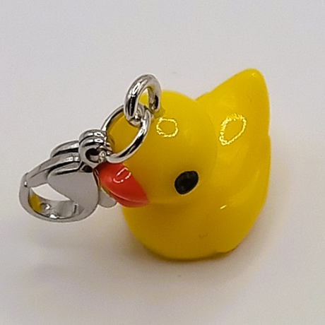 niedlicher Entchen Ente gelbe Clip Anhänger Bettelarmband Kinder