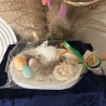 Ostertablett, Ostern, Hase, Hasen, Ostereier, Osternest
