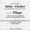 Choker mit einer edlen Fliege / Schleife aus Satin