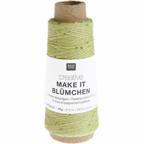 Rico Creative Make it Blümchen, 25g, Beilaufgarn, Effektgarn