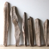 Treibholz Schwemmholz Driftwood 6  Hölzer 35-57 cm 