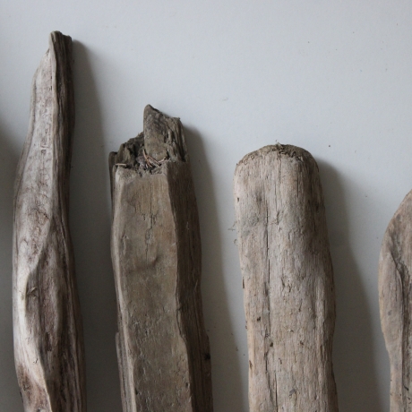 Treibholz Schwemmholz Driftwood 6  Hölzer 35-57 cm 