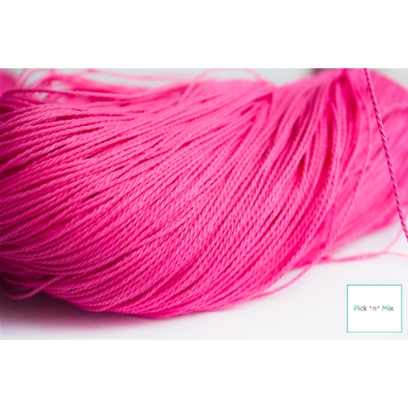 5m Kordel gewachst 1mm * Pink * Band