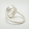 Handgemachter Silber-Ring Hielo Bergkristall