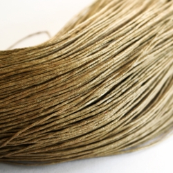 5m Baumwollkordel gewachst 1 mm * Braun/Beige