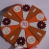Geldgeschenk, Geldgeschenkverpackung zum 70.Geburtstag