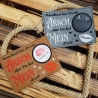 Ferberline Stickdatei MugRug und Spruch Mein Arsch ab 10x10