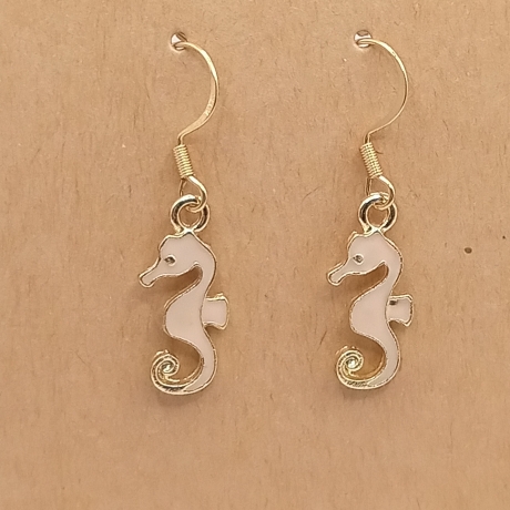 Seepferdchen Edelstahl Ohrhänger Ohrringe Modeschmuck Schmuck