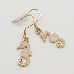 Seepferdchen Edelstahl Ohrhänger Ohrringe Modeschmuck Schmuck