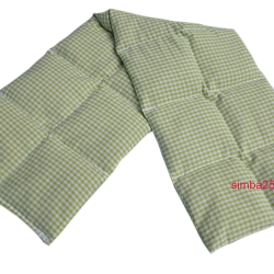 Wärmekissen 14 Kammer Raps 70x20 cm Vischy Karo hellgrün weiß