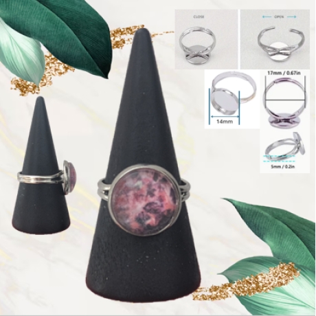 Schmuckset mit Motivstein