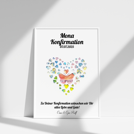 Personalisiertes Konfirmations Geschenk für Jungen und Mädchen